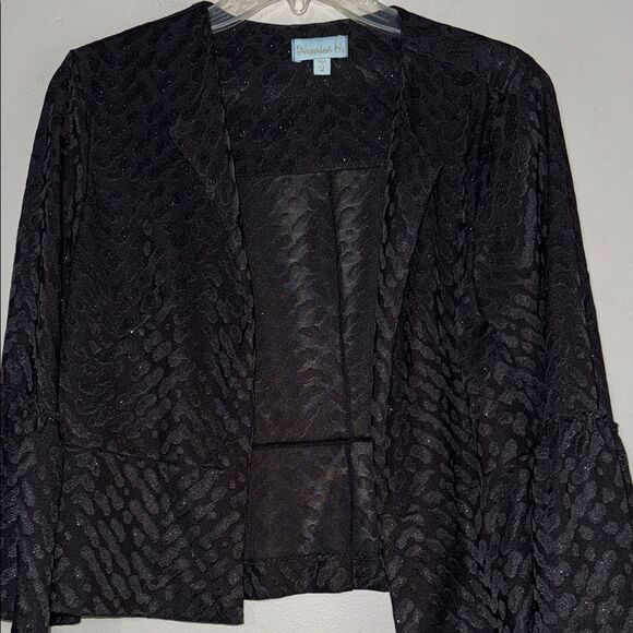 Veronica M Black Lightweight Shimmer Jacket - Picture 1 of 11